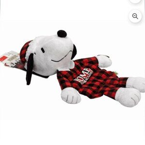 Peanuts Snoopy Soft & Squeaky Dog Toy, Large, Christmas 1-Piece Outfit, NWT